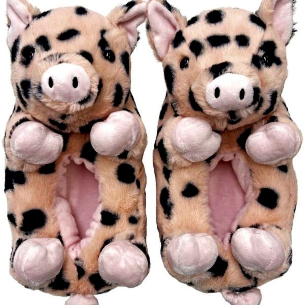 Pig Belly Hugs | Plush Hugger Slippers